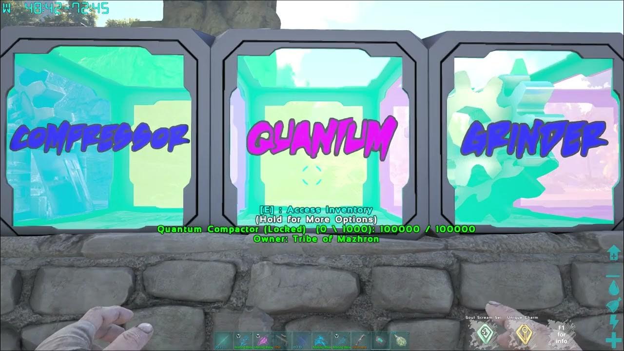 Ark Omega 3 How To Use Void Vacuum and automate storage YouTube