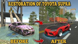 Restoration of abandoned Supra mk5 | Car simulator 2 | new update