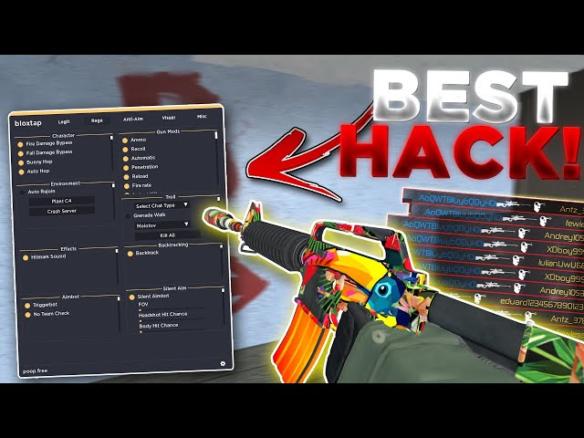 Counter Blox Hack Aimbot Esp Kill All Skins More Roblox Youtube - roblox counter blox roblox offensive exploit hacks aimbot esp kill all youtube