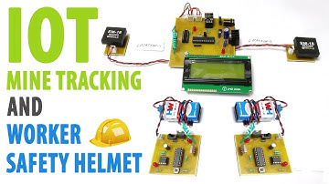 How To Make IOT Mine Tracking and Worker Safety Helmet DIY Using Esp8266