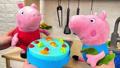 Peppa Pig Makes A Birthday Cake 🐷 🎂 Pretend Play Toy Adventures With Peppa Pig