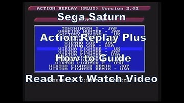 Using the Sega Saturns Action Replay Plus on Virtual Fighter Two (Invincible Cheating Special)