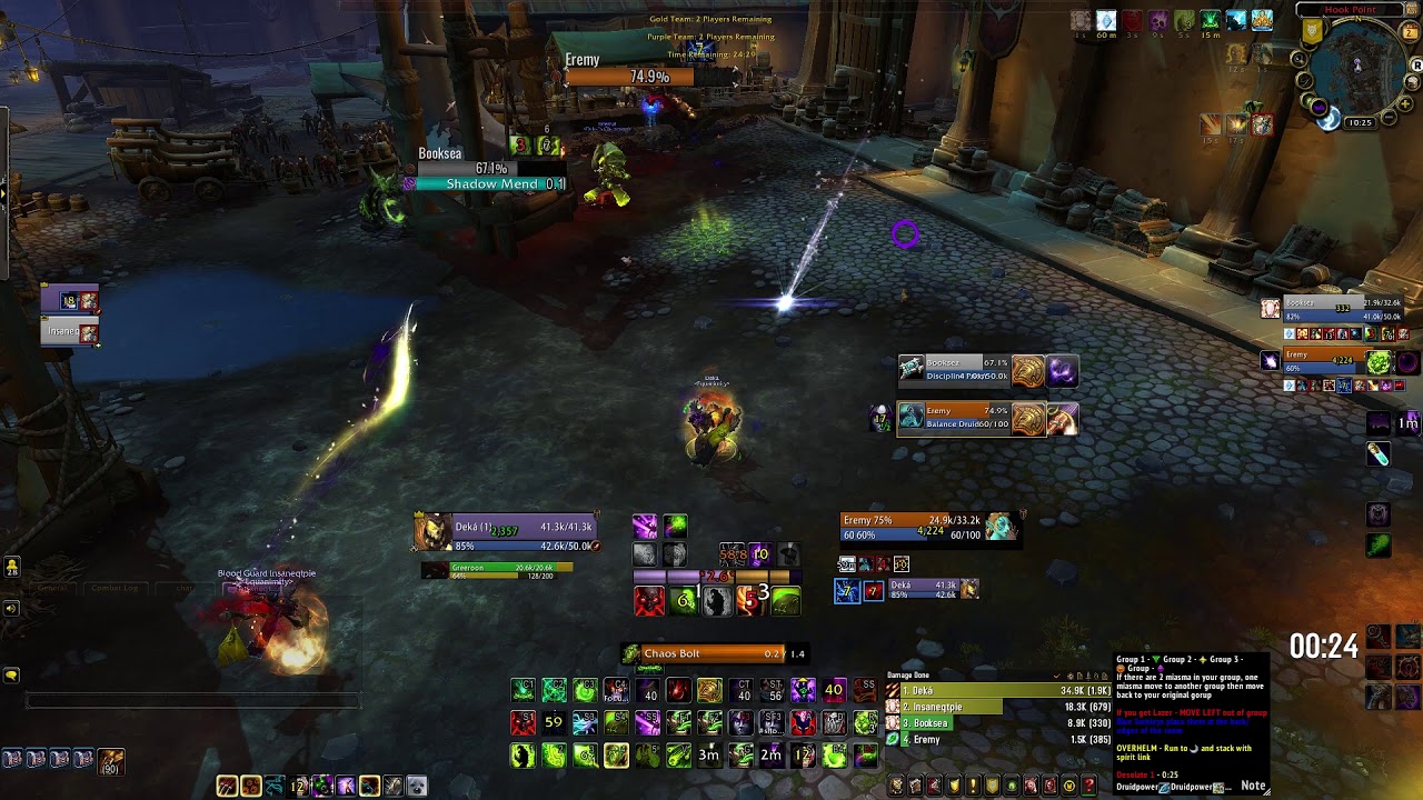 Destruction Warlock 2shot in Arena Shadowlands YouTube