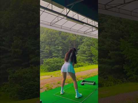 KIMEUNSUNN Golfer's Swing Is Unbelievable #golf #shorts #driverswing #klpga