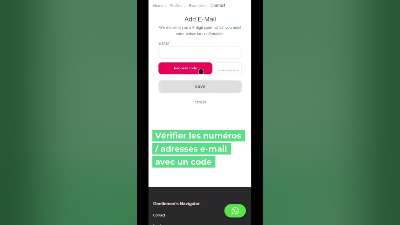 Comment ajouter un email/numéro de téléphone ? YouTube