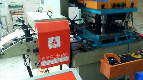 RNC 200H SERVO FEEDER compacted with pressing machine