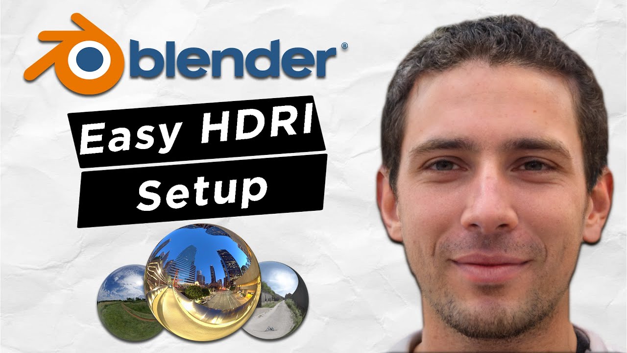 How to Add an HDRI environnement in Blender (FAST & EASY) - YouTube