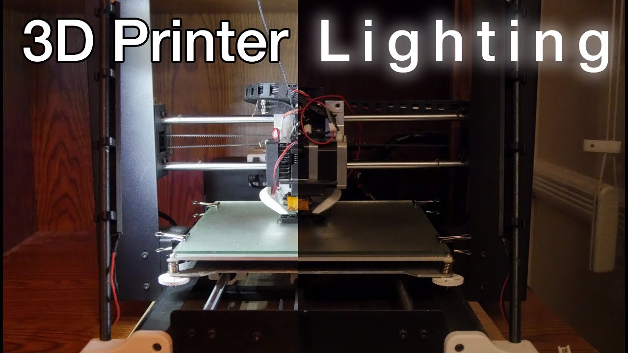 DIY 3D Printer Lighting Build 