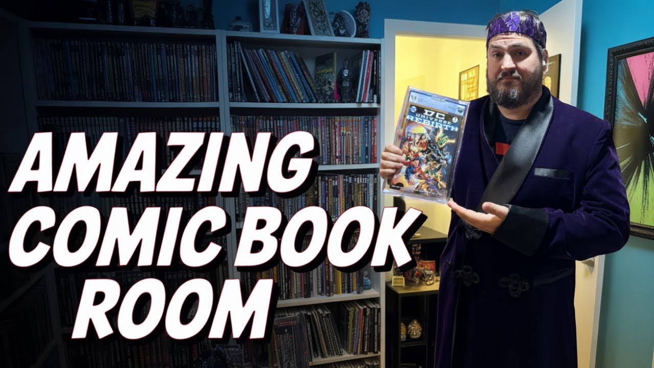 AMAZING Comic Book Room Tour You Won't Believe! - YouTube