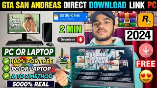 📥 GTA SAN ANDREAS DOWNLOAD PC FREE 2024 | HOW TO DOWNLOAD AND INSTALL GTA SAN ANDREAS IN PC & LAPTOP screenshot 3