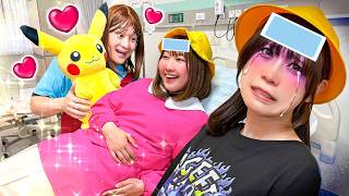 妹ばっかりずるい...＞＜私もプレゼント欲しいよ〜!ママは幼稚園児の妹ばっかり…学校のテストで100点取ってママにシールを買ってもらおう!【寸劇】