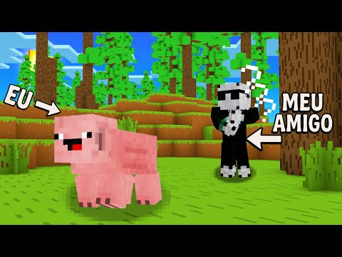 NINGUEM ME ACHA DISFARÇADO NO MEIO DOS MOBS
