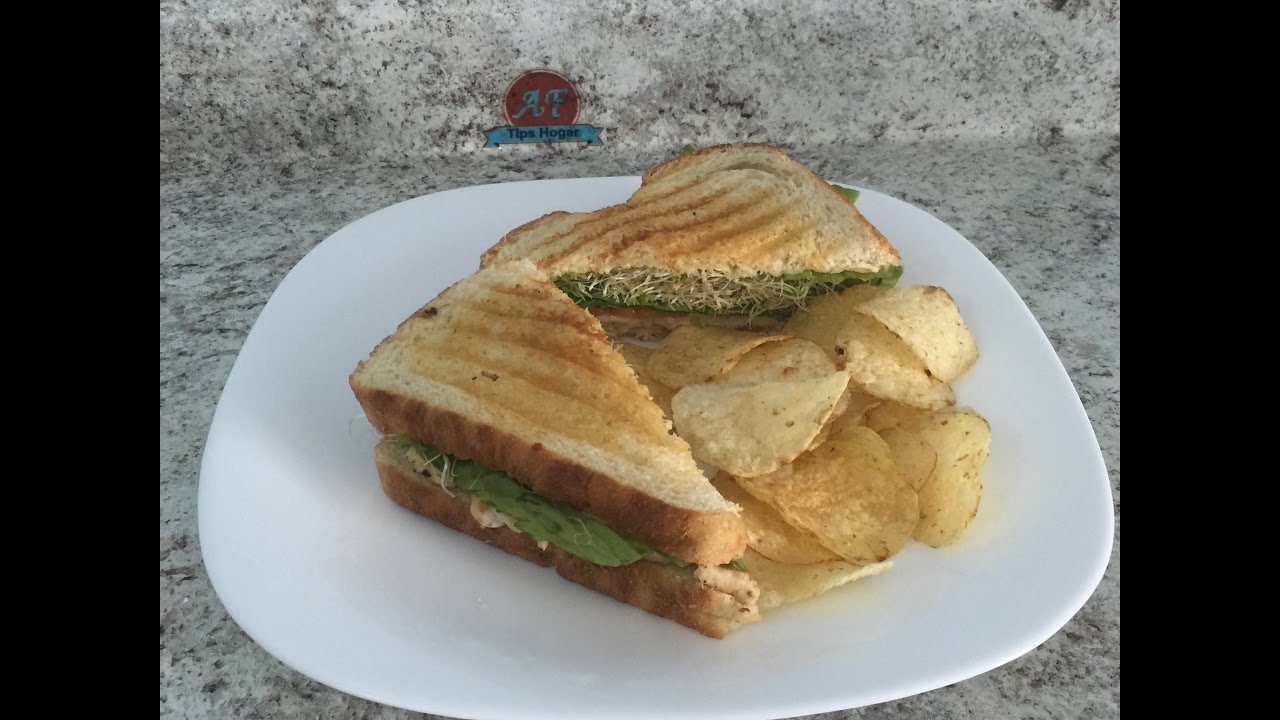sandwich de pollo a las finas hierbas para vender YouTube