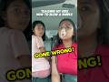 Mom tries to teach kids how to blow bubbles | INSTANT REGRET 💀 #funny #fail #funnymoment #crazy