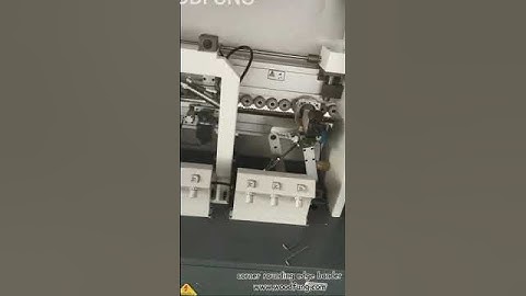 Corner rounding automatic edge banding machines woodworking