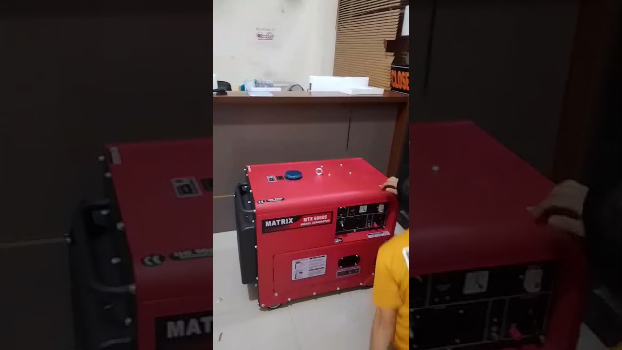 matrix genset silent 5000 watt