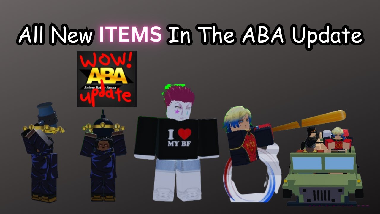 All Of the Item Powerups in the new ABA Update - YouTube