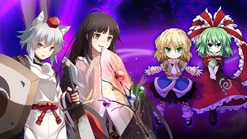 Eientei and Momiji vs B2F Shadow Hina and Parsee (Labyrinth of Touhou 2 Steam)