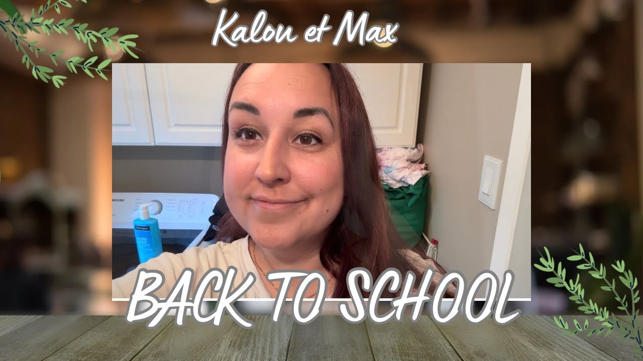 DÉBUT D’ANNÉE SCOLAIRE 🚌 | MISE À JOUR MAISON 🏡