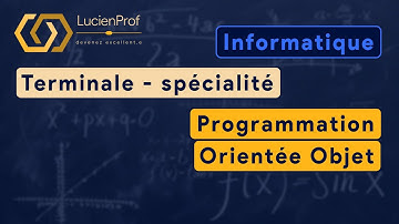 Terminale spé - NSI - Programmation Orientée Objet