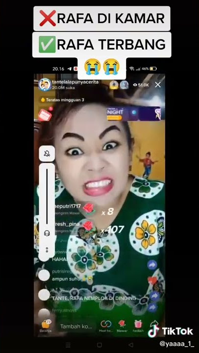 Live Tante Lala selalu bikin ngakak😂 RAFA Terbang