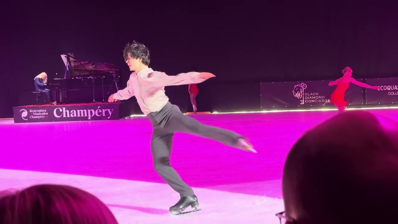 Satoko Miyahara/Stéphane Lambiel L’Apprenti Sorcier Champéry Night 2 Aug 9, 2024