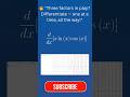 Quick Calculus: Three Factors?! Product Rule on Hard Mode 🔥