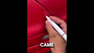 He Hid The Car Scratches With A Marker 😂