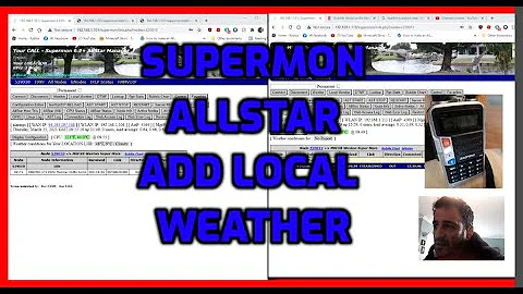 SUPERMON -ALLSTAR NODE add weather , location , name/callsign etc