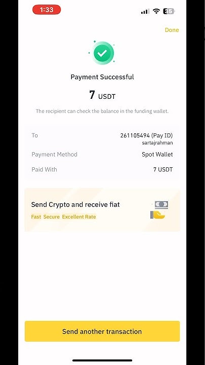 How To Send USDT Binance To Binance #binance - YouTube