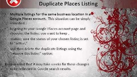 What To Do When You Have a Duplicate Google Places Listing
