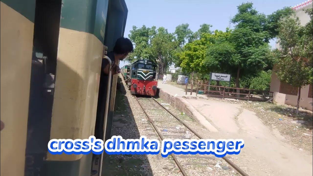 18 DN Millat Express cros with dhamka pessenger Sargodha section