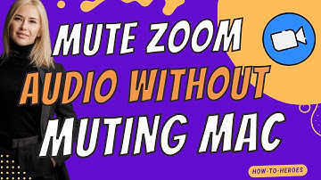 How to Mute Zoom Audio Without Muting Mac ( Quick & Easy )