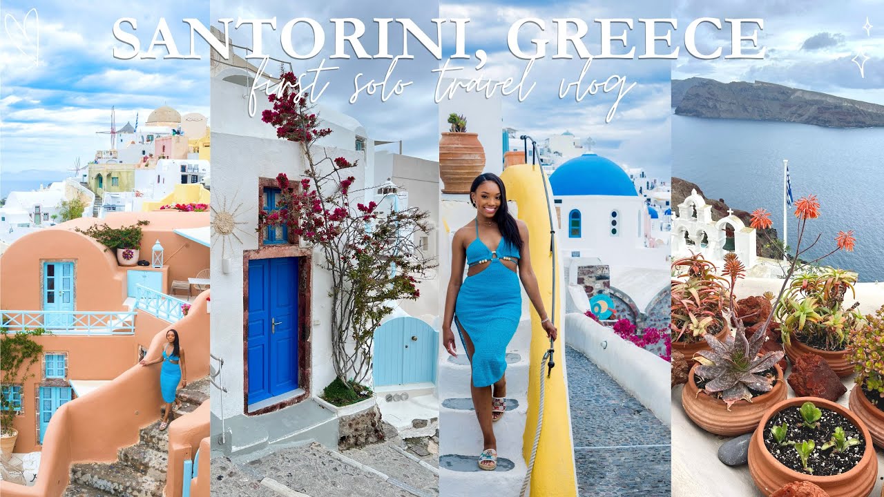 TRAVEL VLOG: I TOOK A SOLO TRIP TO GREECE! | SANTORINI + ATHENS