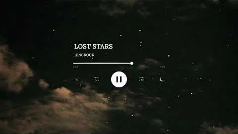 ❝ bts's jungkook - lost stars (cover) // slowed & rain ❞