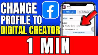 How To Change Facebook Profile To Digital Creator (2026) screenshot 1