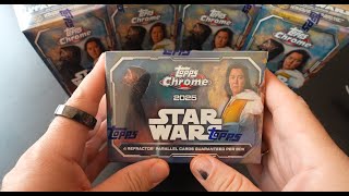 2025 Star Wars Chrome Topps Value Box Ripping Part 2