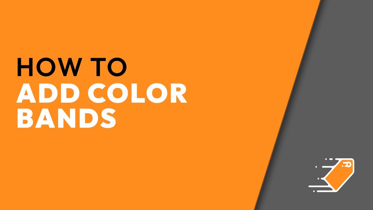 How to add Color Bands - YouTube