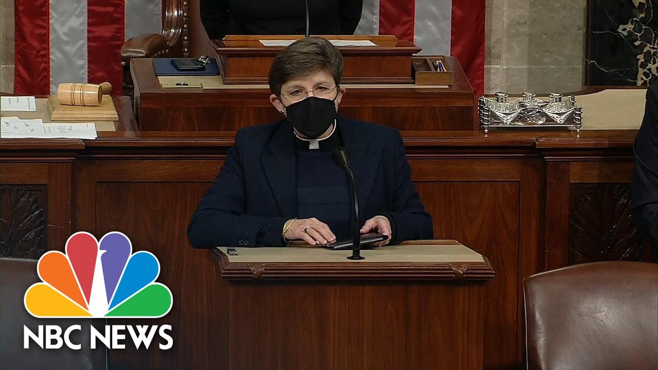 First Female Congressional Chaplain Condemns Capitol Riot In Opening Prayer | NBC News NOW