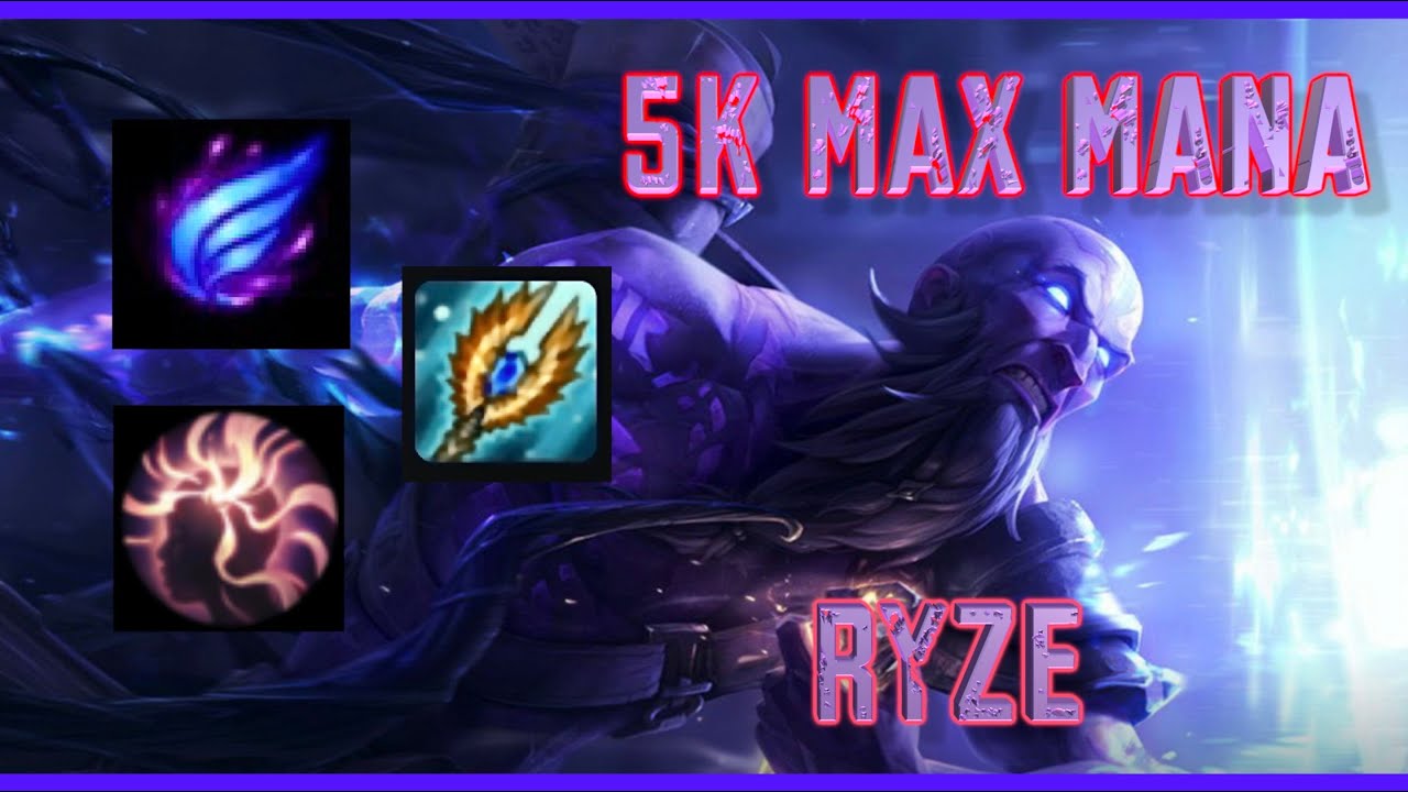 [Phase Ryze game play] OVER 5K MANA Mid Ryze - YouTube
