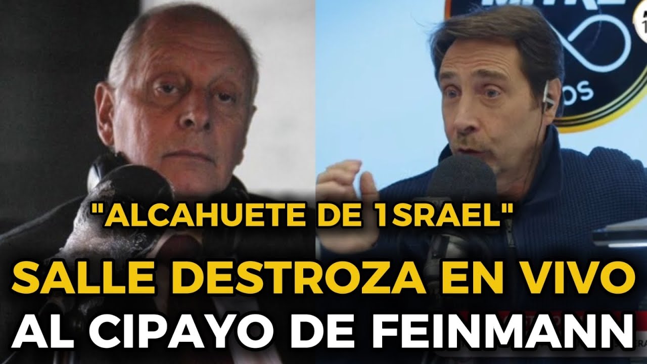 SALLE DESTROZA A FEINMANN POR SER MAS PATRIOTA DE 1SRAEL **INCREIBLE**