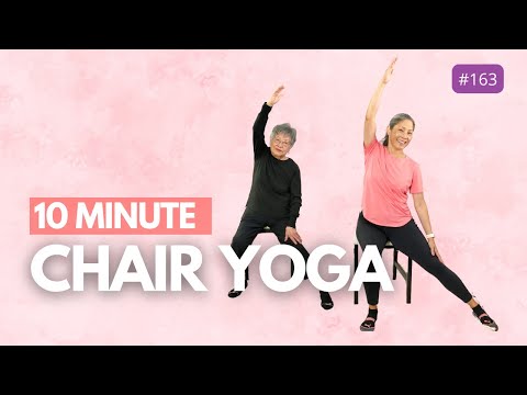 UNLOCK The Benefits Of Chair Yoga In 10 MINUTES : Gentle EXERCISE For Seniors & Beginners