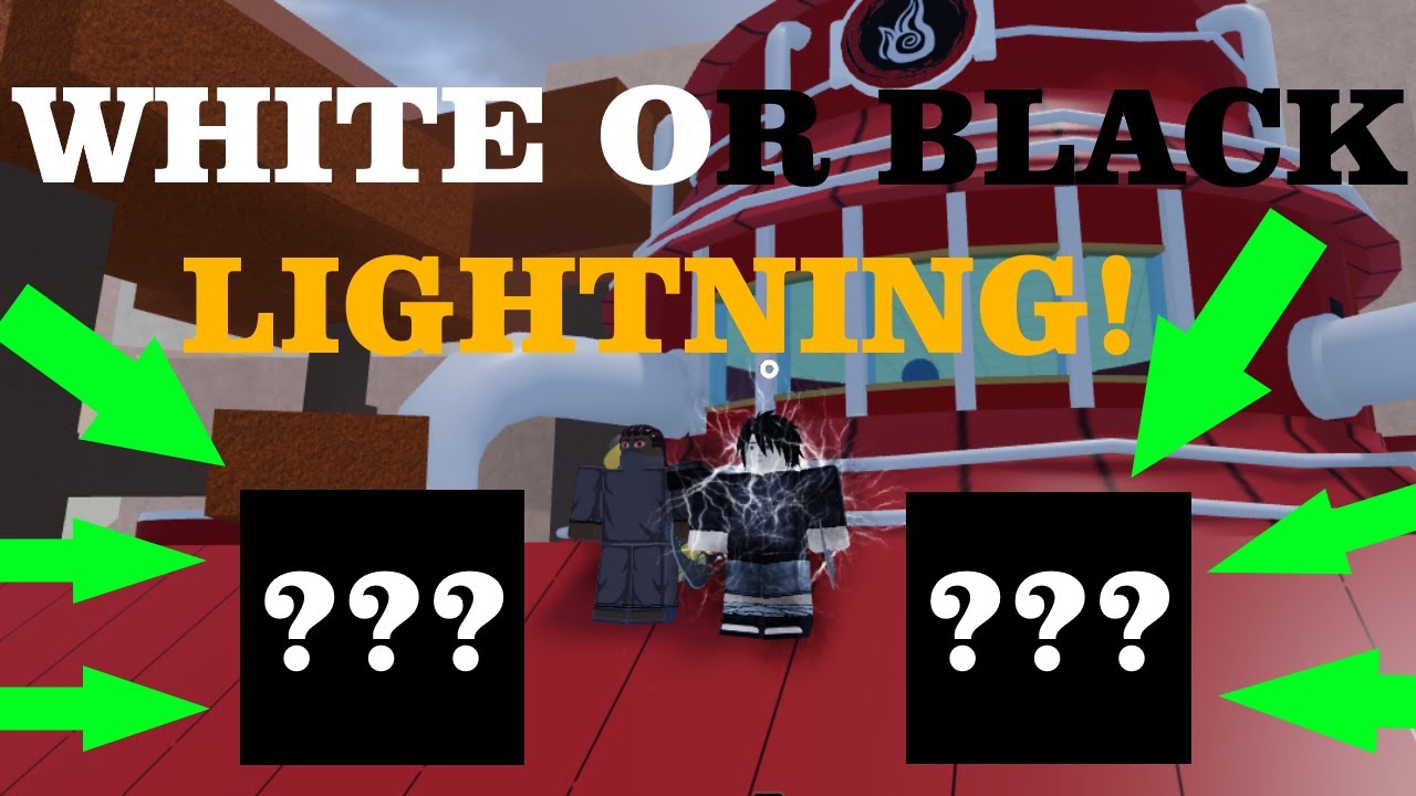Shindo Life Is White Lightning Stronger than Black Lightning? YouTube