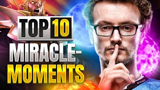 Top 10 moments when MIRACLE amazed the World in Dota 2