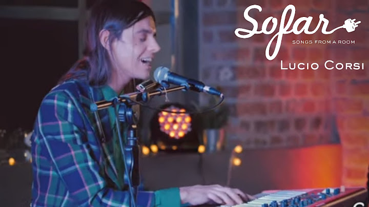 Lucio Corsi - cosa faremo da grandi | Sofar Milan