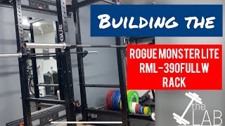 Building the Rogue Full Folding Rack with TIPS | Building theLAB Gym  Ep. 9