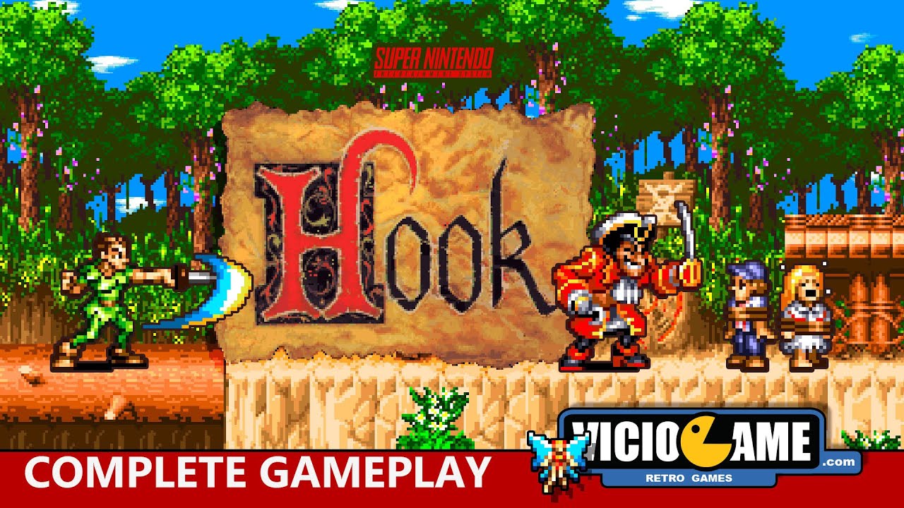 🎮 Hook (Super Nintendo) Complete Gameplay 