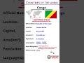 Countries of the world 🌍| About Congo 🇨🇬| Brazzaville| MathUse #viralshorts #trending #education #gk