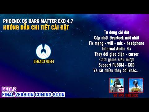 #1 HƯỚNG DẪN CHI TIẾT CÀI PHOENIX OS DARK MATTER EXO 4.7 [Beta-2] Mới Nhất