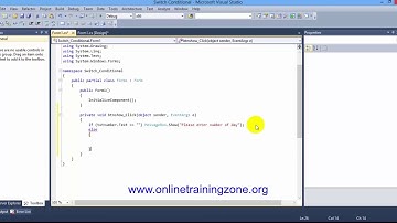C# switch-case Selection Statements for beginner
